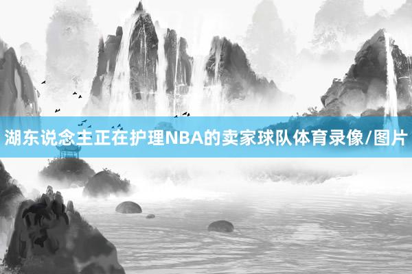 湖东说念主正在护理NBA的卖家球队体育录像/图片