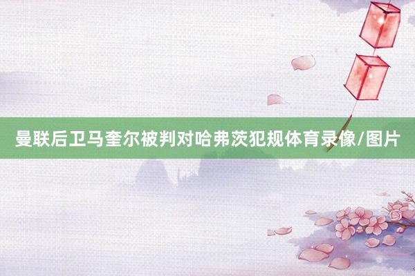 曼联后卫马奎尔被判对哈弗茨犯规体育录像/图片