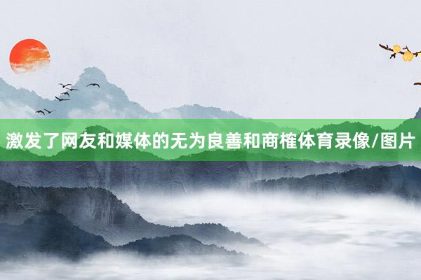激发了网友和媒体的无为良善和商榷体育录像/图片