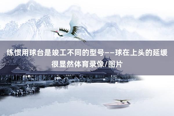 练惯用球台是竣工不同的型号——球在上头的延缓很显然体育录像/图片