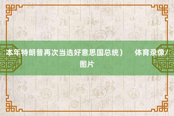 本年特朗普再次当选好意思国总统）    体育录像/图片